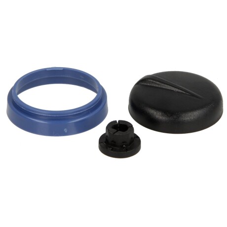 Chauffage Français An-/Aus-Schalter schwarz, blauer Ring R105186