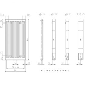 KERMI VERTEO PLAN Typ 20 BhxBl 1600x600 mm, weiss (RAL 9016)