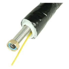 Edelstahlwellrohr OEG-Flex Single DN25 mit 13 mm Vliesisolierung 10 m Rolle