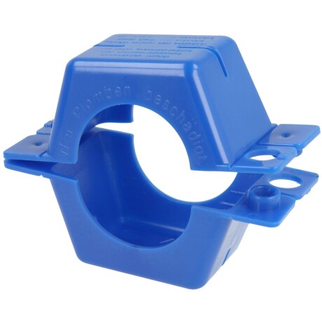 Plombierschelle 1 1/2" Kunststoff-blau Komplette Schale