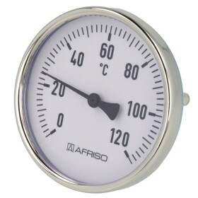 Bimetall-Zeigerthermometer 0-120°C 100 mm Fühler mit 100...