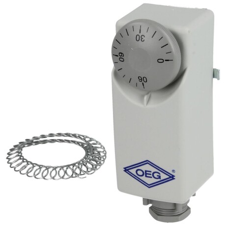 Bimetall-Anlegethermometer 0-60°C Gehäuse 63 mm