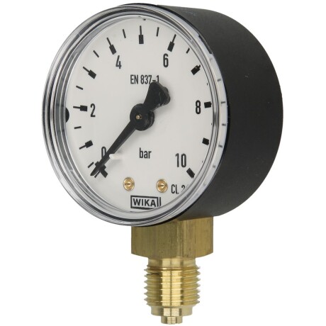 Bimetall-Anlegethermometer - Ø 63 mm - Anzeige 0 bis 60 °C - mit