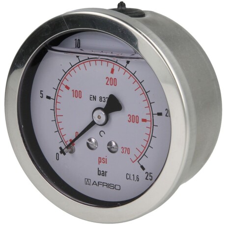 Weishaupt Manometer 0-60 mbar W-MF mit Druckknopfhahn A G 1/4 und  Prüfbrenner