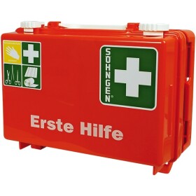 Erste Hilfe Koffer CARE 50 mit Wandhalterung F&uuml;llung gem. DIN13157