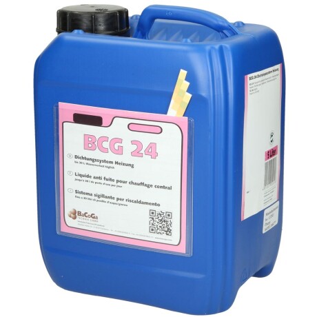 BCG 24 Rohrdichter für Undichtigkeiten in Heizkesseln 5 Liter Gebinde