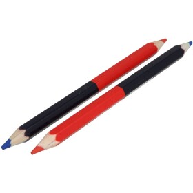 Bleistift rot - blau 17 cm RBB 17