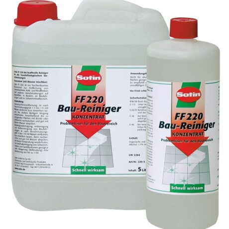 Sotin FF 220, 1 Liter Flasche, Bau- reiniger