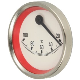 Kontakt-Thermometer exzentrisch rot