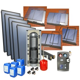 OEG Solarpaket 4plus Indach 5 Kollektoren