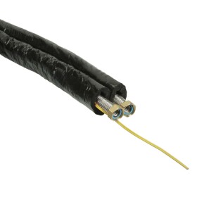 Edelstahlwellrohr OEG-Flex Twin DN16 mit 13 mm Vliesisolierung