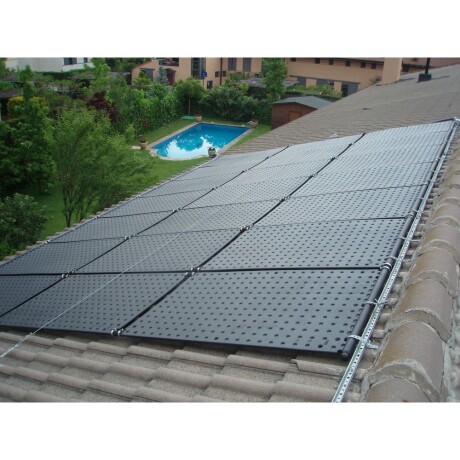 Solarabsorber Komplettset für Pools bis 12 m² Wasseroberfläche