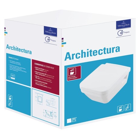 Villeroy & Boch Architectura Combi-Pack DirectFlush CeramicPlus 5685HRR1