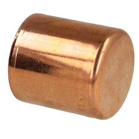Pressfitting Kupfer Stopfen 12 mm Kontur V