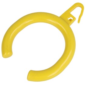 Nylon-Line-Vorhangringe offen, gelb