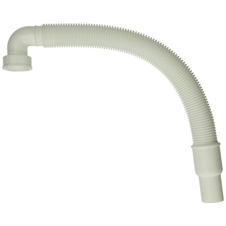 flexibles Anschlussrohr, ausziehbar NW 40/50, 390 - 950 mm, weiß