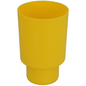 Bauschutz für UP-Spülrohrbogen gelb